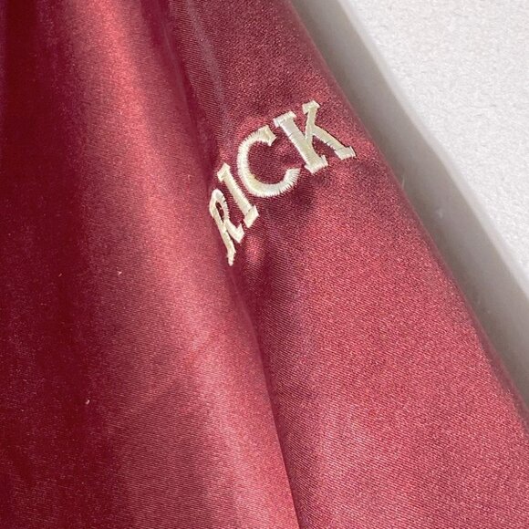 Vintage Trimark Burgundy Firefighter Varsity Jacket XL - Picture 9 of 16